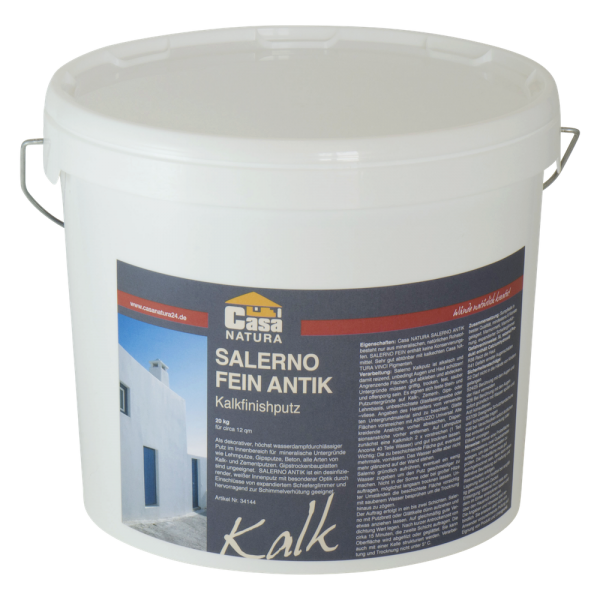 Kalkfinishputz mit Glimmereffekt, farbig
