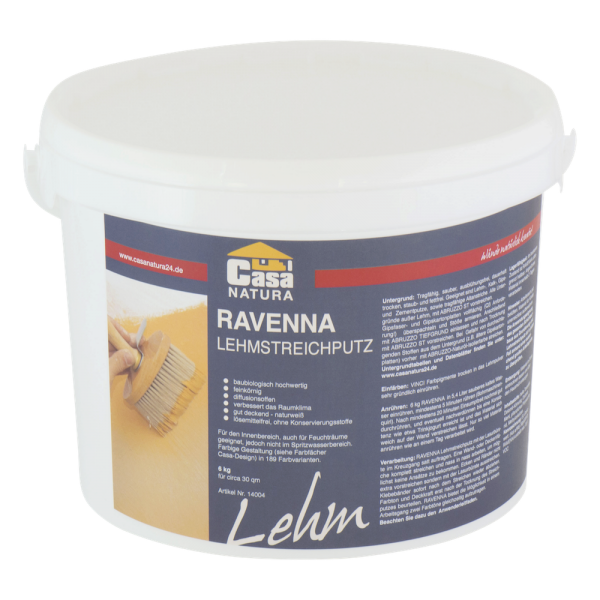 RAVENNA Lehmstreichputz naturweiß
