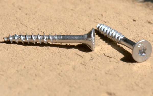 Edelstahl Schrauben 5 x 40 für Lehmbauplatten
