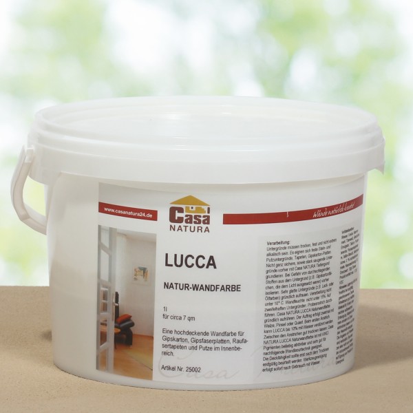 Lucca Naturwandfarbe Weiß